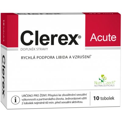 Nutri Czech Clerex 475 mg pro ženy 10 tobolek