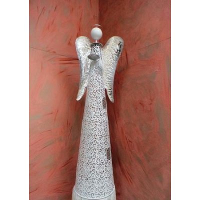 Anděl kov - svíčky velký – Sleviste.cz