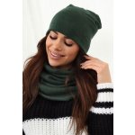 Fashionweek dámská čepice a šála cashmere touch S2468 Zelená – Hledejceny.cz