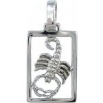 Infinitysilver Stříbrný přívěsek znamení štír v rámečku 441105 stír – Hledejceny.cz