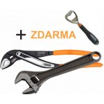 Bahco BAHORIG-8071-6224D Sada Bahco stavitelné kleště a fosfátovaný stavitelný klíč a otvírák – Sleviste.cz