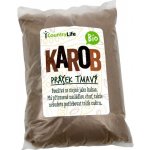 Country Life Karobový prášek tmavý Bio 500 g – Zboží Mobilmania