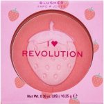 Make-up Revolution London I Heart Revolution Fruity Blusher Dámská Pudrová Tvářenka Strawberry 10,25 g – Zbozi.Blesk.cz