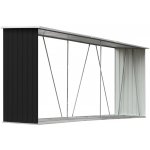 VidaXL Pozinkovaná ocel 330 x 84 x 152 cm antracit – Zboží Dáma