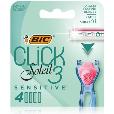 Bic Soleil Click Sensitive 4 ks – Zboží Mobilmania