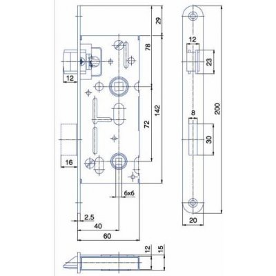 Hobes WC 72/60 mm P/L zinek – Zboží Mobilmania
