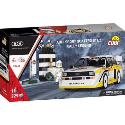 Cobi 24668 Audi Sport Quattro S1 E2 Rally Legend, 1:35, 229 k, 1f – Sleviste.cz