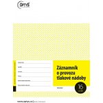 Optys 1236 Záznamník o provozu tlakové nádoby A4 nepropisující 16 listů – Sleviste.cz