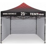 TENTino STEEL HEXAGON 3x3m 5A - ŠEDÁ, konstrukce + střecha TENTino + 1x boční strana – Sleviste.cz