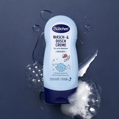 BÜBCHEN Baby mycí a sprchový krém 230 ml – Zboží Mobilmania