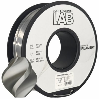 Professional Lab Prof. Lab Filament PLA SILK Stříbrná 1,75mm 1 kg – Zboží Živě