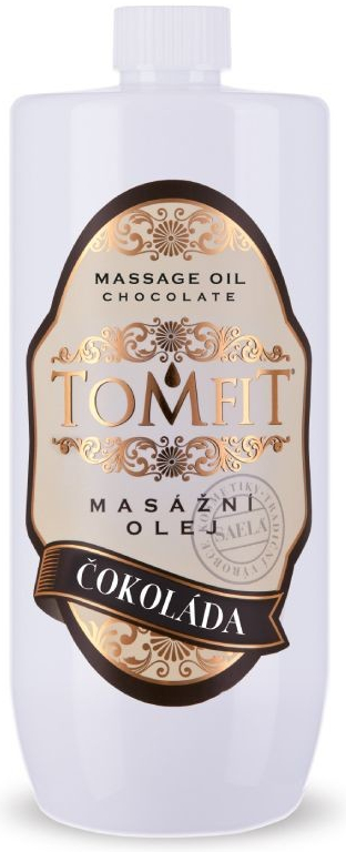 Tomfit masážní olej čokoláda 1000 ml