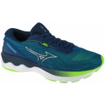 Mizuno Wave Skyrise 3 Algiers blue-white-Neon Flame – Zboží Mobilmania