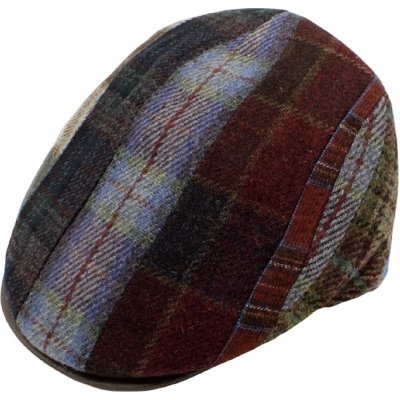 Fiebig Headwear since 1903 zimní vlněná bekovka Harris Tweed patchwork – Hledejceny.cz