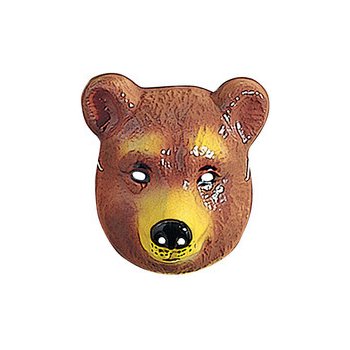 plastová maska Medvěd