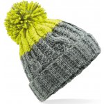 Beechfield Apres B 437 light grey-black – Zboží Mobilmania
