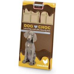 DUVO+ DOG CHOC Chicken 100 g čokoláda pro psy bez cukru kuřecí