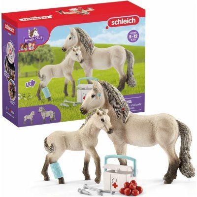 Schleich 42430 Set první pomoci pro islandské hříbě a klisna – Zboží Dáma