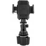 AppleMix Držák do auta pro Apple iPhone - do držáku nápojů - 360° otočný - černý | Zboží Auto AppleMix Držák do auta pro Apple iPhone - do držáku nápojů - 360° otočný - černý | Zboží Auto