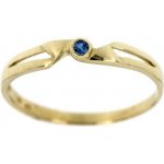 Zlatnictví U Kostela Dámský prsten s modrým kamínkem 1178M – Zboží Dáma
