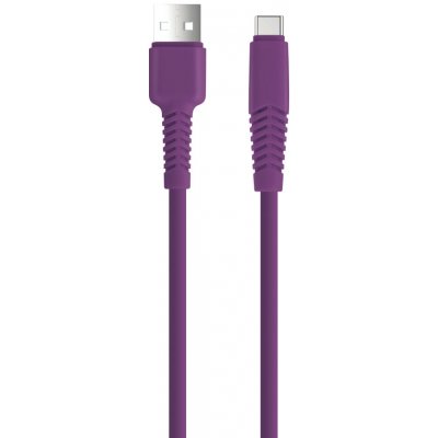 Setty GSM169856 USB - USB-C, 1,5m, fialový
