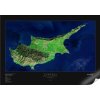 Nástěnné mapy Albedo39 Kypr - satelitní mapa 100 x 70 cm Varianta: bez rámu v tubusu, Provedení: papírová mapa