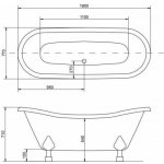 Besco AMELIA, 190 x 77 cm VANALI190Z – Hledejceny.cz