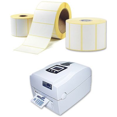 CDRmarket ETRL-T-60X100 Samolepicí etikety 60x100 mm termo role bílá 500 ks – Hledejceny.cz