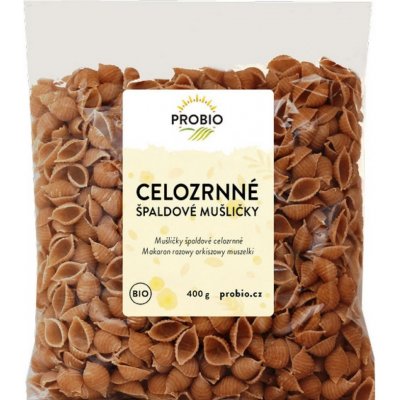 ProBio Špaldové celozrnné mušličky bio 400 g – Zboží Dáma