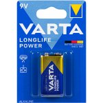 Varta Longlife Power 9V 1ks 4922121411 – Zboží Mobilmania
