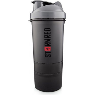 StormRed Shaker se zásobníkem černý, 500ml – Zboží Dáma