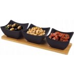 ORION Black Servírovací set misky s tácem 129202 – Hledejceny.cz