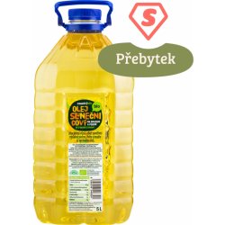 Country Life Bio Olej slunečnicový dezodorizovaný na smažení a pečení 5 l