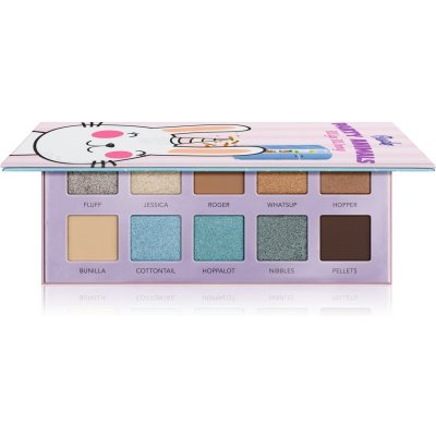 Rude Cosmetics Party Animals paleta očních stínů RUgs RUnny 10 g – Zboží Mobilmania