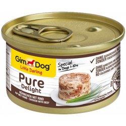 Gimdog Little Darling Pure Delight Chicken with Beef 85 g