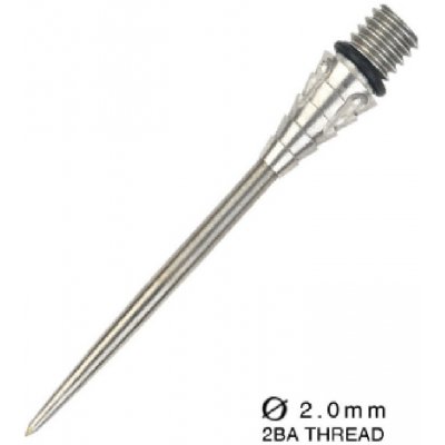 soft šipky ONE80 Reflex 2.0, stříbrné, závit 2BA – Zboží Mobilmania