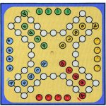 Breno ČLOVĚČE NEZLOB SE s figurkami modrý lem 80x80 cm Vícebarevná – Hledejceny.cz