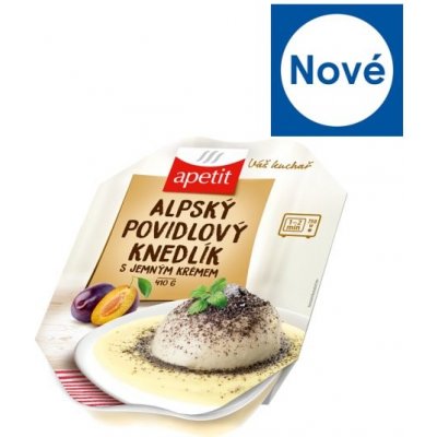 Apetit Alpský povidlový knedlík s jemným krémem 410 g – Zboží Dáma