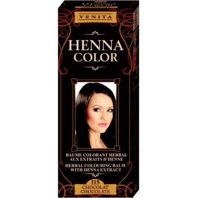 Venita Henna Color barvící balzám na vlasy 115 Chocolate 75 ml – Sleviste.cz