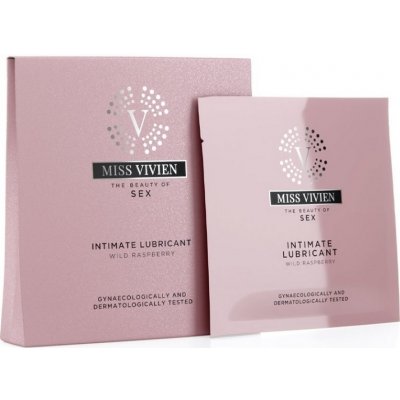 Miss Vivien Intimní lubrikant malina 3x6 ml – Zboží Mobilmania