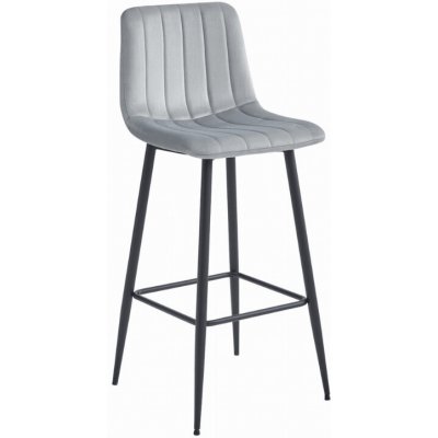 Textilomanie POZZA VELVET světle šedá / černá – Zboží Mobilmania