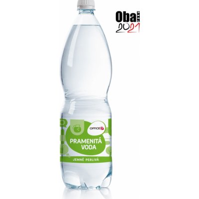 OFFICEO Pramenitá voda jemně perlivá 6 x 1500 ml – Zboží Mobilmania