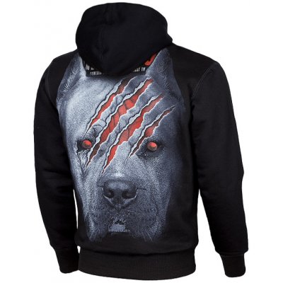 PitBull West Coast KP mikina GRIM DOG černá – Sleviste.cz