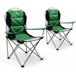 Divero 35957 Sada 2 ks skládací kempingová rybářská židle Deluxe – Zboží Dáma