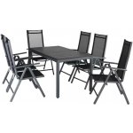 Casaria Zahradní hliníková sedací souprava Bern 7dílná antracit – Sleviste.cz