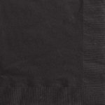 PartyDeco ubrousky jednobarevné černé 33x33cm 20ks – Zboží Mobilmania