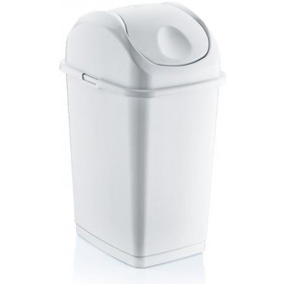 Dunya Odpadkový koš SWING 35 L s otočným víkem - bílý - 37-09404 – Zboží Dáma