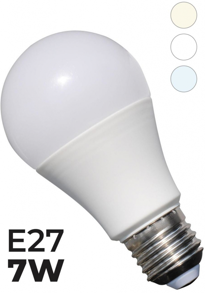 HEDA LED žárovka E27 7W Teplá bílá 600lm