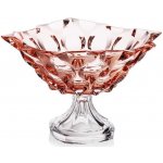 Bohemia Treasuri Křištálová miska Samba pink na noze 305 mm – Hledejceny.cz