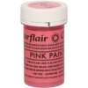 Potravinářská barva a barvivo Sugarflair gelová barva Pink 35 g Matt paints